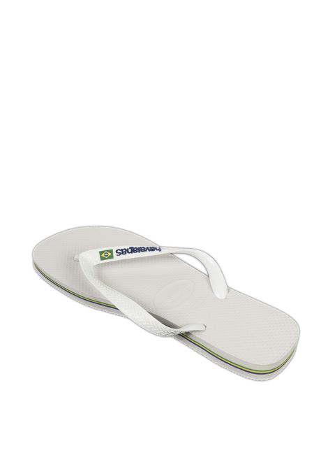 sandalo brasil logo bianco HAVAIANAS | 4110850BRASIL LOGO-0001